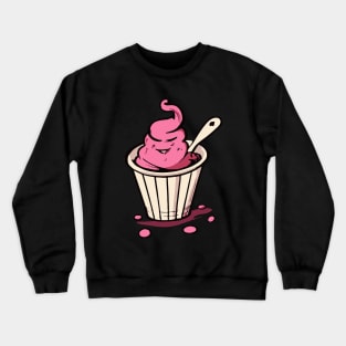 Raspberry Sorbet Scoop Crewneck Sweatshirt